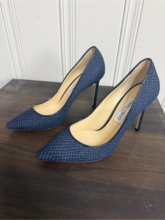 Jimmy Choo Shoes - Jimmy Choo Dotted Romy 85 Pointy Toe Pumps